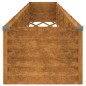 vidaXL Fioriera Rialzata da Giardino 482x50x36 cm in Acciaio Corten vidaXL Fioriera Rialzata da Giardino 482x50x36 cm in Acciaio Corten
