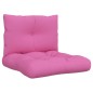 vidaXL Cuscini per Pallet 2 pz Rosa in Tessuto Oxford