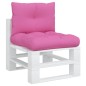 vidaXL Cuscini per Pallet 2 pz Rosa in Tessuto Oxford