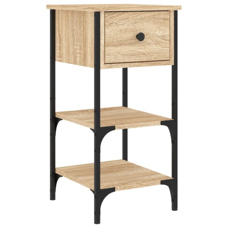 vidaXL Comodino Rovere Sonoma 34x36x70 cm in Legno Multistrato