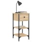 vidaXL Comodino Rovere Sonoma 34x36x70 cm in Legno Multistrato vidaXL Comodino Rovere Sonoma 34x36x70 cm in Legno Multistrato