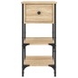 vidaXL Comodino Rovere Sonoma 34x36x70 cm in Legno Multistrato vidaXL Comodino Rovere Sonoma 34x36x70 cm in Legno Multistrato