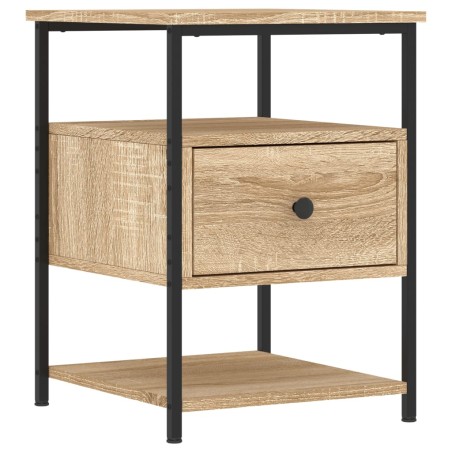vidaXL Comodino Rovere Sonoma 40x42x56 cm in Legno Multistrato