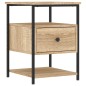 vidaXL Comodino Rovere Sonoma 40x42x56 cm in Legno Multistrato vidaXL Comodino Rovere Sonoma 40x42x56 cm in Legno Multistrato