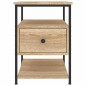 vidaXL Comodino Rovere Sonoma 40x42x56 cm in Legno Multistrato vidaXL Comodino Rovere Sonoma 40x42x56 cm in Legno Multistrato