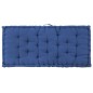 vidaXL Cuscino per Pallet e Pavimento in Cotone 120x80x10 cm Blu Chiaro vidaXL Cuscino per Pallet e Pavimento in Cotone 120x80x10 cm Blu Chiaro