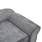vidaXL Divano per Cani Grigio 72x45x30 cm in Peluche vidaXL Divano per Cani Grigio 72x45x30 cm in Peluche