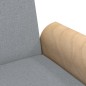 vidaXL Divano Letto con Braccioli Grigio Chiaro in Tessuto vidaXL Divano Letto con Braccioli Grigio Chiaro in Tessuto