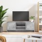 vidaXL Mobile Porta TV Grigio Cemento 102x30x37,5 cm Legno Multistrato vidaXL Mobile Porta TV Grigio Cemento 102x30x37,5 cm Legno Multistrato