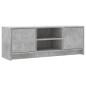 vidaXL Mobile Porta TV Grigio Cemento 102x30x37,5 cm Legno Multistrato vidaXL Mobile Porta TV Grigio Cemento 102x30x37,5 cm Legno Multistrato