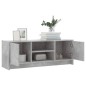 vidaXL Mobile Porta TV Grigio Cemento 102x30x37,5 cm Legno Multistrato vidaXL Mobile Porta TV Grigio Cemento 102x30x37,5 cm Legno Multistrato