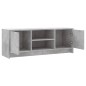 vidaXL Mobile Porta TV Grigio Cemento 102x30x37,5 cm Legno Multistrato vidaXL Mobile Porta TV Grigio Cemento 102x30x37,5 cm Legno Multistrato
