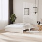vidaXL Giroletto Bianco 160x200 cm in Legno Massello di Pino vidaXL Giroletto Bianco 160x200 cm in Legno Massello di Pino