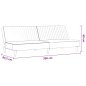 vidaXL Divano Letto a 2 Posti Grigio Chiaro in Velluto vidaXL Divano Letto a 2 Posti Grigio Chiaro in Velluto