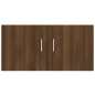 Armadietto a Parete Rovere Marrone 80x39x40cm Legno Multistrato Armadietto a Parete Rovere Marrone 80x39x40cm Legno Multistrato
