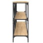 vidaXL Tavolo Consolle Rovere Sonoma 180x30x75 cm Multistrato e Ferro vidaXL Tavolo Consolle Rovere Sonoma 180x30x75 cm Multistrato e Ferro