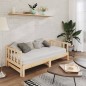 vidaXL Dormeuse Estraibile 2x(90x200) cm Legno Massello di Pino