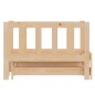 vidaXL Dormeuse Estraibile 2x(90x200) cm Legno Massello di Pino