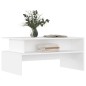 vidaXL Tavolino da Salotto Bianco 90x55x42,5 cm in Legno Multistrato vidaXL Tavolino da Salotto Bianco 90x55x42,5 cm in Legno Multistrato
