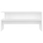 vidaXL Tavolino da Salotto Bianco 90x55x42,5 cm in Legno Multistrato vidaXL Tavolino da Salotto Bianco 90x55x42,5 cm in Legno Multistrato