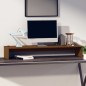 Supporto per Monitor Miele 100x27x15 cm Legno Massello di Pino Supporto per Monitor Miele 100x27x15 cm Legno Massello di Pino