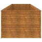 vidaXL Fioriera Rialzata da Giardino 578x100x69 cm in Acciaio Corten vidaXL Fioriera Rialzata da Giardino 578x100x69 cm in Acciaio Corten