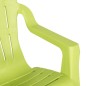 vidaXL Sedie Giardino 2pz Bambini Verdi 37x34x44cm PP Aspetto in Legno vidaXL Sedie Giardino 2pz Bambini Verdi 37x34x44cm PP Aspetto in Legno