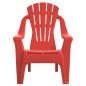 vidaXL Sedie Giardino 2pz Bambini Rosse 37x34x44cm PP Aspetto in Legno vidaXL Sedie Giardino 2pz Bambini Rosse 37x34x44cm PP Aspetto in Legno