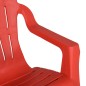 vidaXL Sedie Giardino 2pz Bambini Rosse 37x34x44cm PP Aspetto in Legno vidaXL Sedie Giardino 2pz Bambini Rosse 37x34x44cm PP Aspetto in Legno