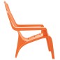 vidaXL Sedie Giardino 2pz Bambini Arancioni 37x34x44 PP Aspetto Legno vidaXL Sedie Giardino 2pz Bambini Arancioni 37x34x44 PP Aspetto Legno