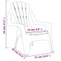 vidaXL Sedie Giardino 2pz Bambini Arancioni 37x34x44 PP Aspetto Legno vidaXL Sedie Giardino 2pz Bambini Arancioni 37x34x44 PP Aspetto Legno