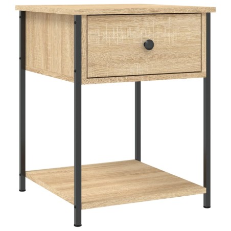 vidaXL Comodino Rovere Sonoma 44x45x58 cm in Legno Multistrato