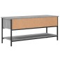 vidaXL Mobile Porta TV Grigio Sonoma 100x35x45 cm in Legno Multistrato
