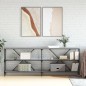 vidaXL Tavolino Grigio Sonoma 200x30x75cm in Legno Multistrato e Ferro vidaXL Tavolino Grigio Sonoma 200x30x75cm in Legno Multistrato e Ferro