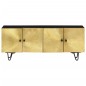 vidaXL Mobile Porta TV 110x30x45 cm in Legno Massello di Mango vidaXL Mobile Porta TV 110x30x45 cm in Legno Massello di Mango