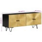 vidaXL Mobile Porta TV 110x30x45 cm in Legno Massello di Mango vidaXL Mobile Porta TV 110x30x45 cm in Legno Massello di Mango