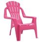 vidaXL Sedie Giardino 2pz Bambini Rosa 37x34x44cm PP Aspetto in Legno vidaXL Sedie Giardino 2pz Bambini Rosa 37x34x44cm PP Aspetto in Legno