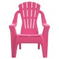 vidaXL Sedie Giardino 2pz Bambini Rosa 37x34x44cm PP Aspetto in Legno vidaXL Sedie Giardino 2pz Bambini Rosa 37x34x44cm PP Aspetto in Legno