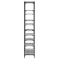 vidaXL Libreria Grigio Sonoma 100x32x170 cm Legno Multistrato e Ferro