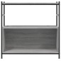 vidaXL Libreria Grigio Sonoma 80x30x78,5 cm Legno Multistrato e Ferro vidaXL Libreria Grigio Sonoma 80x30x78,5 cm Legno Multistrato e Ferro