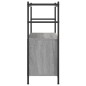 vidaXL Libreria Grigio Sonoma 80x30x78,5 cm Legno Multistrato e Ferro vidaXL Libreria Grigio Sonoma 80x30x78,5 cm Legno Multistrato e Ferro