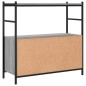 vidaXL Libreria Grigio Sonoma 80x30x78,5 cm Legno Multistrato e Ferro vidaXL Libreria Grigio Sonoma 80x30x78,5 cm Legno Multistrato e Ferro