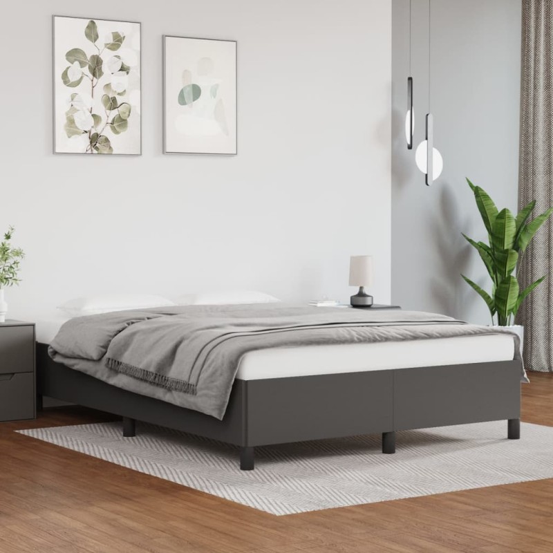 vidaXL Giroletto Grigio 140x190 cm in Similpelle vidaXL Giroletto Grigio 140x190 cm in Similpelle