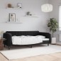vidaXL Letto da Giorno Nero 90x200 cm in Velluto vidaXL Letto da Giorno Nero 90x200 cm in Velluto