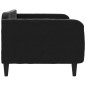 vidaXL Letto da Giorno Nero 90x200 cm in Velluto vidaXL Letto da Giorno Nero 90x200 cm in Velluto