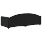 vidaXL Letto da Giorno Nero 90x200 cm in Velluto vidaXL Letto da Giorno Nero 90x200 cm in Velluto