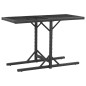 vidaXL Set da Pranzo da Giardino 9 pz con Cuscini in Polyrattan Nero vidaXL Set da Pranzo da Giardino 9 pz con Cuscini in Polyrattan Nero