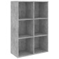 Libreria/Credenza Grigio Cemento 66x30x97,8 cm in Truciolato Libreria/Credenza Grigio Cemento 66x30x97,8 cm in Truciolato