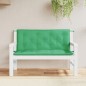 vidaXL Cuscino per Panca Verde 120x(50+50)x7 cm in Tessuto Oxford