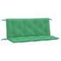 vidaXL Cuscino per Panca Verde 120x(50+50)x7 cm in Tessuto Oxford